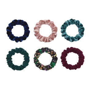 Mimi & Lula - 6 Scrunchies hårelastikker - Skinny