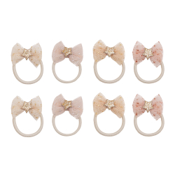 Mimi &amp; Lula - 8 Hårelastikker - Mini Tutu Bow
