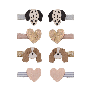 Mimi & Lula - 8 Hårclips - Puppy Love