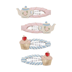 Mimi &amp; Lula - 4 Hårspænder - Afternoon Tea