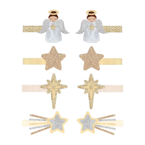 Mimi & Lula - 8 Hårclips - Sparkle Angel