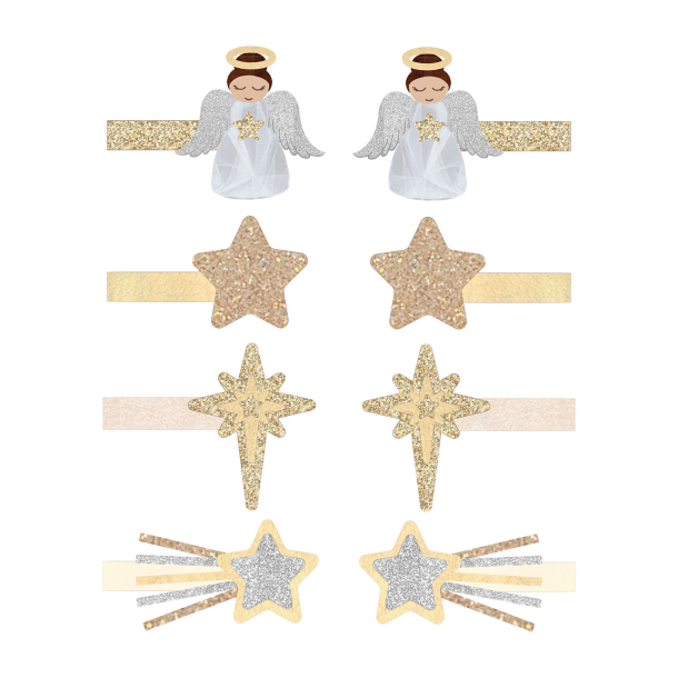 Mimi &amp; Lula - 8 Hårclips - Sparkle Angel