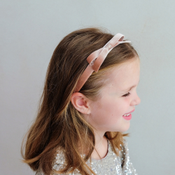 Mimi &amp; Lula - Hårbøjle - Pink Violet Bow
