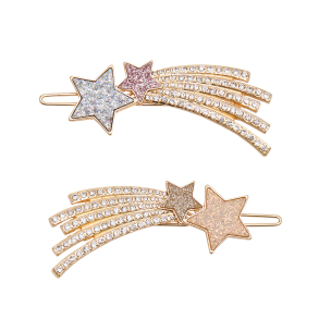 Mimi & Lula - 2 Snap hårspænder - Large Dazzle Shooting Star