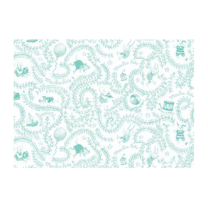 Moulin Roty - Merchandise - Gavepapir rulle grøn 100m x 70 cm