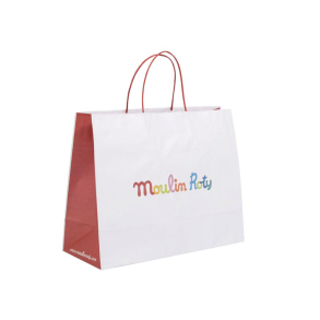 Moulin Roty - Merchandise - Bærepose L rød