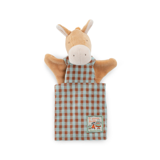 Moulin Roty - Hånddukke - Hesten Hugo 25 cm  - La grande famille