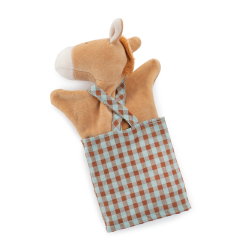 Moulin Roty - Hånddukke - Hesten Hugo 25 cm  - La grande famille
