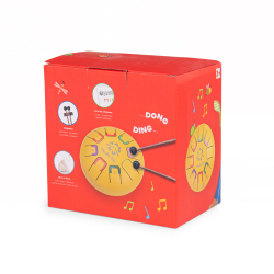 Moulin Roty - Tungetromme - lille gul - Les Popipop