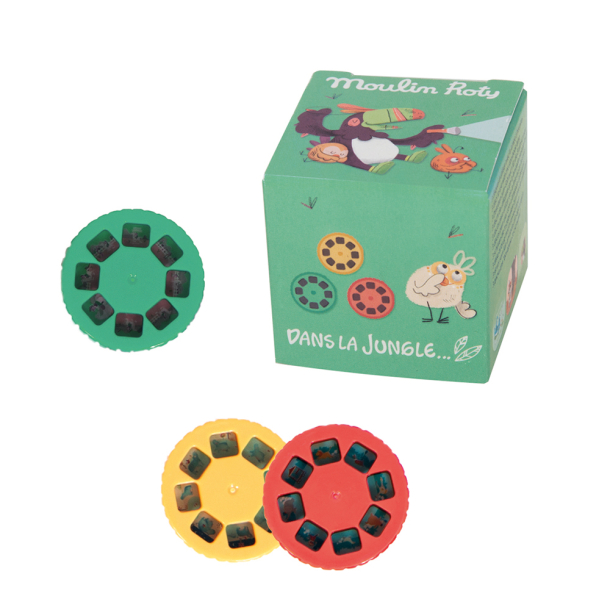 Moulin Roty - Fortæl en historie - 3 ekstra historieskiver Dans la Jungle