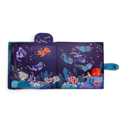 Moulin Roty - Aktivitetsbog i stof 25 cm - Les Aventures de Paulie