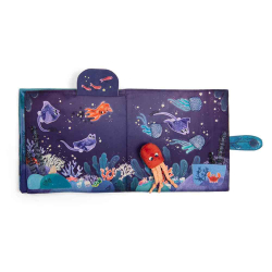 Moulin Roty - Aktivitetsbog i stof 25 cm - Les Aventures de Paulie