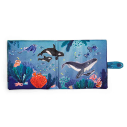 Moulin Roty - Aktivitetsbog i stof 25 cm - Les Aventures de Paulie