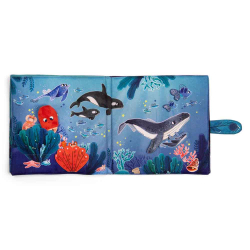 Moulin Roty - Aktivitetsbog i stof 25 cm - Les Aventures de Paulie