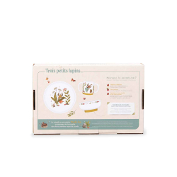 Moulin Roty - Spises&#230;t - Porcel&#230;n - Trois Petits Lapins