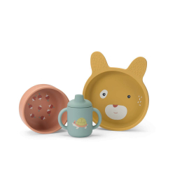 Moulin Roty - Mit f&#248;rste spises&#230;t 3 dele - Trois petits lapins