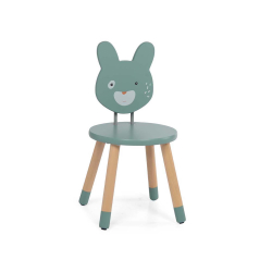 Moulin Roty - B&#248;rnem&#248;bel - Stol - Bl&#229;gr&#248;n - Trois Petits Lapins