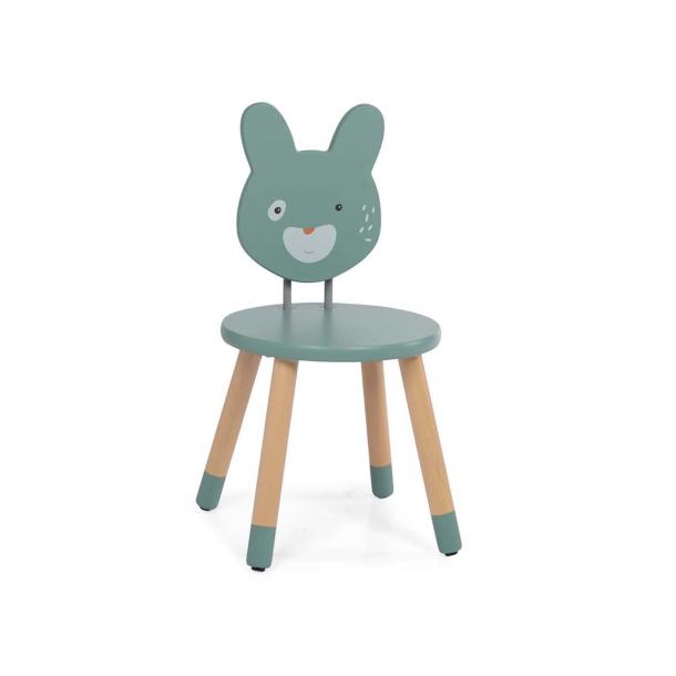 Moulin Roty - B&#248;rnem&#248;bel - Stol - Bl&#229;gr&#248;n - Trois Petits Lapins