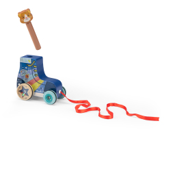 Moulin Roty - Trækkedyr - Rulleskøjte - Puce &amp; Pilou