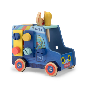 Moulin Roty - Aktivitetslegetøj - Håndværkerbil - Puce & Pilou