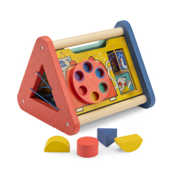 Moulin Roty - Aktivitetslegetøj - Multitrekant - Puce &amp; Pilou