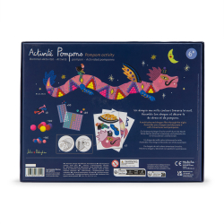 Moulin Roty - Aktivitetssæt - Pompon drage - Les comètes filantes