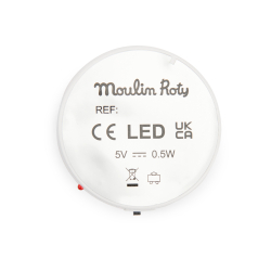 Moulin Roty - Tøjdyr - Lysende løve 29 cm - La forêt Mawa