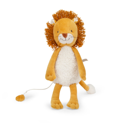 Moulin Roty - Tøjdyr med musikoptræk - Løven Mamba 27 cm - La forêt Mawa