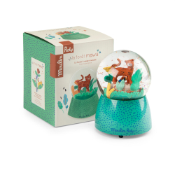 Moulin Roty - Snekugle med musik - Leoparden Taigo - La forêt Mawa