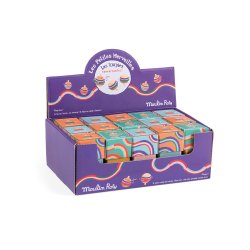 Moulin Roty - Snurretop i tr&#230; - 30 assorterede i display