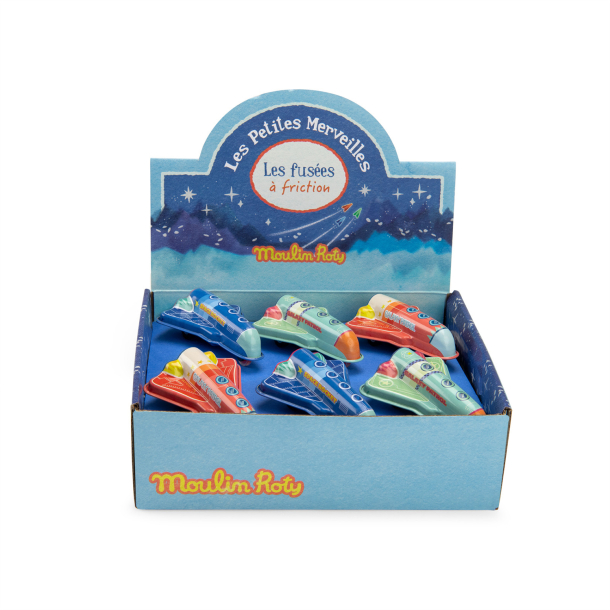 Moulin Roty - Friktionsraket - assorterede metal - Les petites merveilles