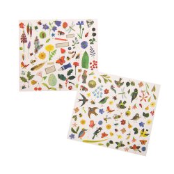 Moulin Roty - Skrabem&#230;rker - 18 assorterede i display - Le Jardin du Moulin