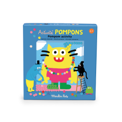 Moulin Roty - Aktivitetssæt - Pompon billede - Les Schmouks