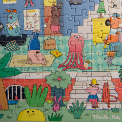 Moulin Roty - Puslespil 500 brk - Home of the Schmouks - Les Schmouks