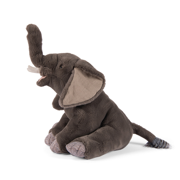Moulin Roty - Plush Animal - Elephant 55 cm - Lifelike Soft Plush -  Room2Play
