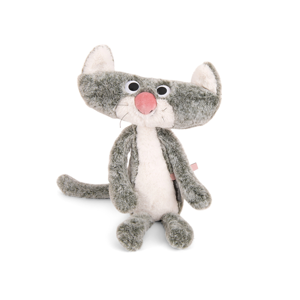 Moulin Roty - T&#248;jdyr - Flat Cat Chaplapla 37 cm - L&#39;&#201;cole des Loisirs