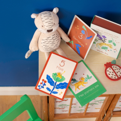 Moulin Roty - Tøjdyr - Tigeren Baboo 34 cm - La forêt Mawa