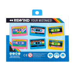 OOLY - Viskelæder 3 stk - Rewind Cassette