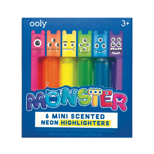 OOLY - Overstregningstusser med duft 6 stk - Mini Monster