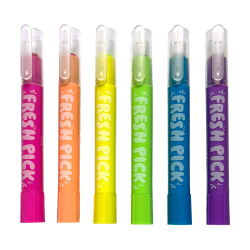 OOLY - Gel farvekridt med duft 6 stk - Fresh Pick Apple Neon