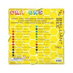 OOLY - Farvekridt af bivoks 24 stk - Brilliant Bee