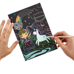 OOLY - Ridsekort - Princess Garden - Scratch &amp; Scribble