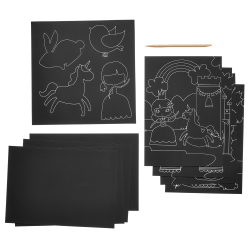 OOLY - Ridsekort - Princess Garden - Scratch &amp; Scribble