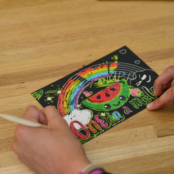 OOLY - Ridsekort - Cutie Cats - Mini Scratch &amp; Scribble