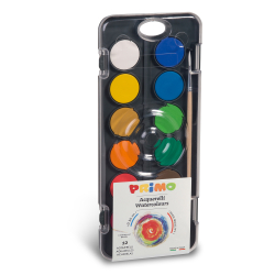 PRIMO - Vandfarve palette - 12 farver M Classic