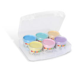 PRIMO - Fingermaling 6 bøtter - Pastel