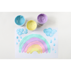 PRIMO - Fingermaling 6 bøtter - Pastel