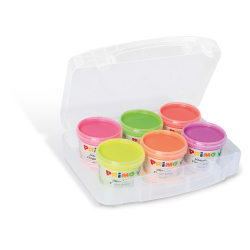 PRIMO - Fingermaling 6 bøtter - Neon