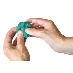 PRIMO - Selvhærdende ler 250g - Grøn glimmer