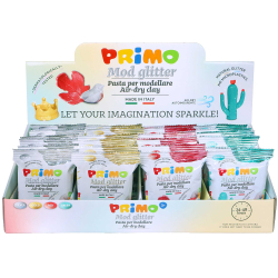 PRIMO - Selvhærdende ler 250g - assorterede